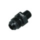 Gewindeadapter Dash 6 männlich zu NPT 1/8" männlich - schwarz matt