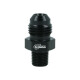 Gewindeadapter Dash 6 männlich zu NPT 1/8" männlich - schwarz matt