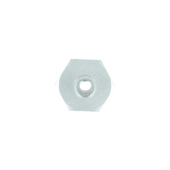 Screw-in Adapter NPT 3/8" Male to Hose Connection 8mm (5/16") - Satin Silver