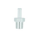 Screw-in Adapter NPT 3/8" male to Hose Connector Fitting 8mm (5/16") - satin silver | BOOST products