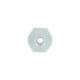 Screw-in Adapter NPT 3/8" Male to Hose Connection 8mm (5/16") - Satin Silver