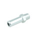 Screw-in Adapter NPT 3/8" Male to Hose Connection 16mm (5/8") - Satin Silver