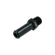 Screw-in Adapter NPT 3/8" male to Hose Connector Fitting 16mm (5/8") - satin black | BOOST products