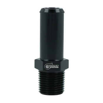 Screw-in Adapter NPT 1/2" male to Hose Connector Fitting 19mm (3/4") - satin black | BOOST products