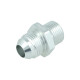 Adapter Dash 8 Male to M18x1,5mm Male - Satin Silver