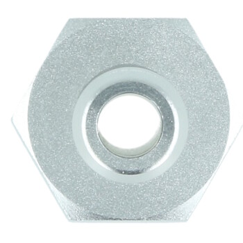 Screw-in Adapter ORB Dash 6 Male to Hose Connection 8mm (5/16") - Satin Silver