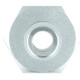 Screw-in Adapter ORB Dash 6 Male to Hose Connection 8mm (5/16") - Satin Silver