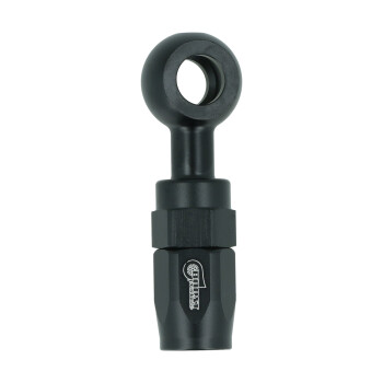 Swivel Hose End 4 to Banjo 10,5mm - Satin Black