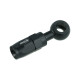 Swivel Hose End 4 to Banjo 10,5mm - Satin Black