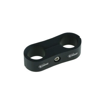 Dual Schlauchhalter 15,9mm (5/8") - schwarz matt