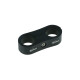 Dual Hose Clamp Bracket / Separator 15,9mm (5/8") - satin black | BOOST products