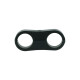 Dual Hose Clamp Bracket / Separator 15,9mm (5/8") - satin black | BOOST products