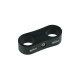 Dual Schlauchhalter 15,9mm (5/8") - schwarz matt