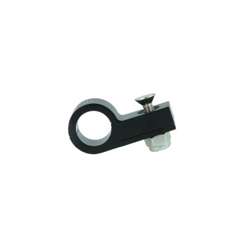 Schlauchhalter 12,7mm (1/2") - schwarz matt