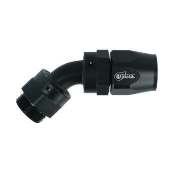 Schlauchanschluss Fitting Dash 10 zu M22x1,5mm männlich mit O-Ring  - 45° - schwarz matt | BOOST products
