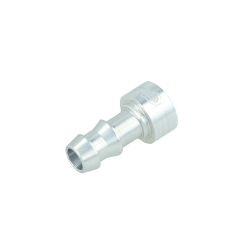 Aufschweißadapter Schlauchanschluss gerippt 10mm (3/8") - Aluminium
