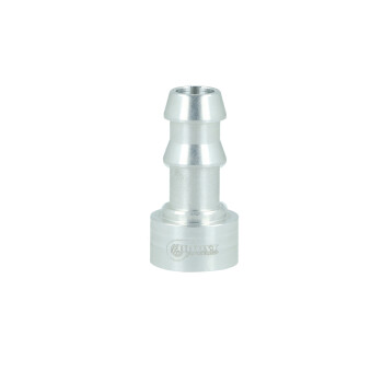 Aufschweißadapter Schlauchanschluss gerippt 10mm (3/8") - Aluminium