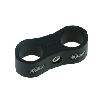 Dual Schlauchhalter 13,5mm (17/32") - schwarz matt