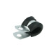 Cushioned Hose P-Clamp Bracket 7,9mm (5/16") - Satin Silver