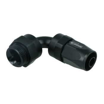 reusable Hose End Dash 8 to M22x1,5mm male with O-Ring - 90° - satin black | BOOST products