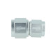 Reduzieradapter Dash 10 weiblich zu Dash 8 weiblich - silber matt
