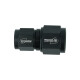 Reduzieradapter Dash 8 weiblich zu Dash 6 weiblich - schwarz matt