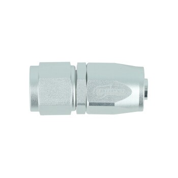 Schlauchanschluss Fitting Dash 8 - gerade - silber matt
