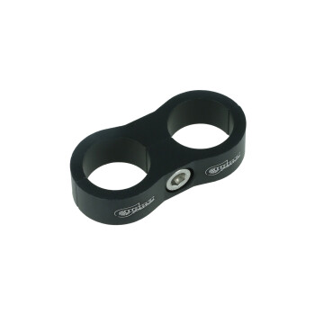 Dual Schlauchhalter 20,6mm (13/16") - schwarz matt