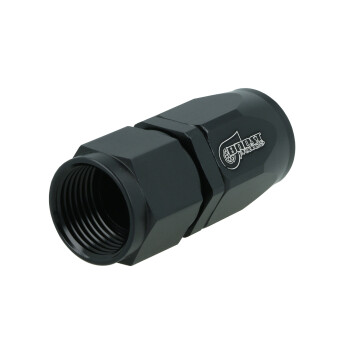 Hose End Dash 8 - straight - Satin Black