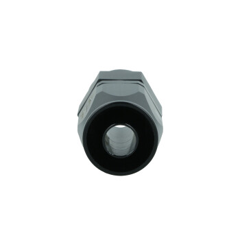 Schlauchanschluss Fitting Dash 8 - gerade - schwarz matt