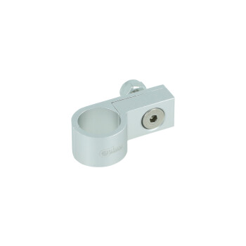 Schlauchhalter 14,3mm (9/16") - silber matt