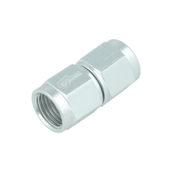 Adapter Dash 6 Female to Dash 6 Female - Satin Silver