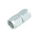 Adapter Dash 6 Female to Dash 6 Female - Satin Silver