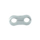 Dual Hose Clamp Bracket / Separator 7,9mm (5/16") - satin silver | BOOST products