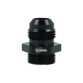 High Flow Adapter Dash 10 Male to M22x1,5 Male with O-Ring - Satin Black