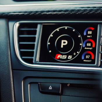 CANchecked MFD28 GEN 2 - 2.8" OBD2 Display Audi A4 (B8) - LHD