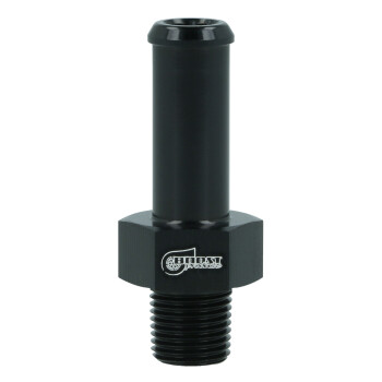Screw-in Adapter NPT 1/8" male to Hose Connector Fitting 10mm (3/8") - satin black | BOOST products