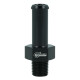 Einschrauber NPT 1/8" männlich zu Schlauchanschluss 10mm (3/8") - schwarz matt