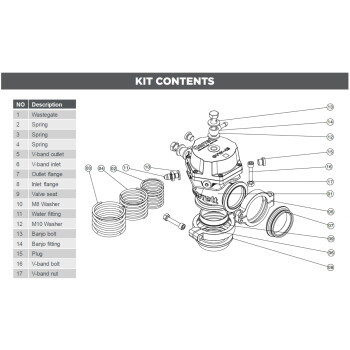 Garrett GVW-40 Vent Wastegate - red