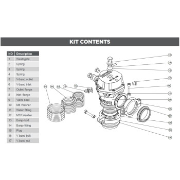 Garrett GVW-40 Vent Wastegate - blau