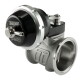 Pneumatic (Vacuum-Based) Straight Gate50 Wastegate black, 6 psi | TS-0565-1212