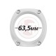 Ø63,5mm adapter flange universal intercooler | Wagner Tuning