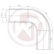 Ø63,5mm Silikonschlauch 90° Bogen schwarz