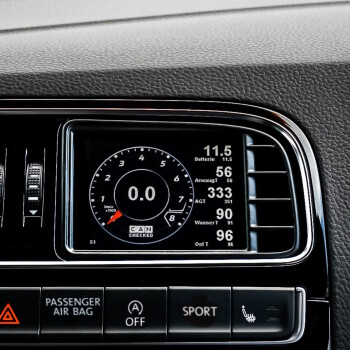 CANchecked MFD32 GEN 2 - 3.2" OBD2 Display VW Polo 6R/6C (inkl. WRC) - RHD