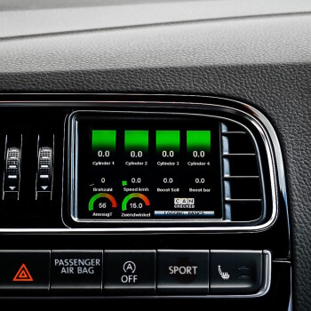 CANchecked MFD32 GEN 2 - 3.2" OBD2 Display VW Polo 6R/6C (inkl. WRC) - RHD