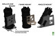 Fuel surge tank mounting bracket - universal wall/floor standard mount | 13-0054