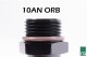 Thread adapter -10 AN / Dash 10 ORB male to -08 AN / Dash 8 male | 14-0131