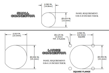 Bulkhead harness - Internal single Walbro F90000267/274 pump | 17-0023