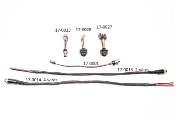 Kabelbaum für Schottwand - Interne Dreifachpumpe Walbro f90000262 | 17-0028