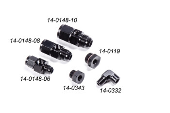 Kraftstoffdruckanzeige (0 - 100 psi) -08 AN / Dash 8 Adapter | 20-0075